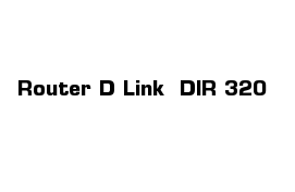  Router D-Link  DIR-320